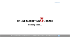 Desktop Screenshot of onlinemarketinglibrary.com