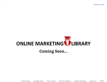 Tablet Screenshot of onlinemarketinglibrary.com